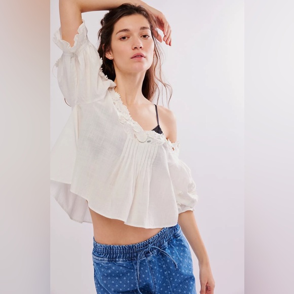 Free People Sophie Embroidered Top - Picture 4 of 7